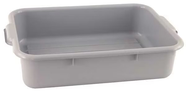 Bus Tub, Polypropylene, Gray, Crestware, Mfr#: BT5GY