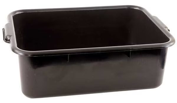 Bus Tub, Polypropylene, Black, Crestware, Mfr#: BT7BK