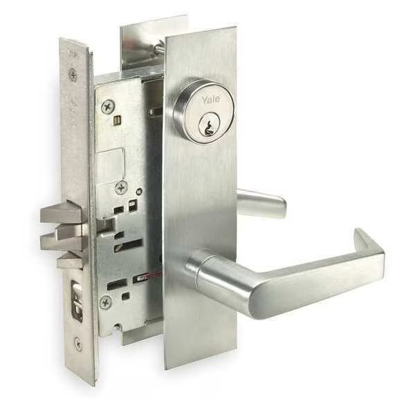 Lever Lockset, Mechanical, Entrance, Yale, Mfr#: AUCN8807FL x 626