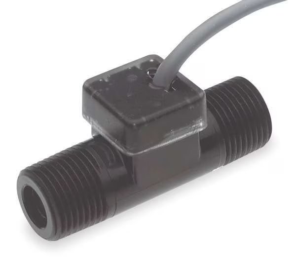 Flow Rate Sensor, Turbine, 2.7 GPM Max, Gems Sensors, Mfr#: FT-110, 173932-C