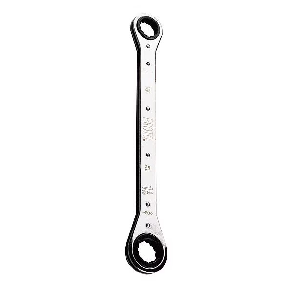 Ratcheting Box Wrench, Head Size 19x21mm, Proto, Mfr#: J1197M