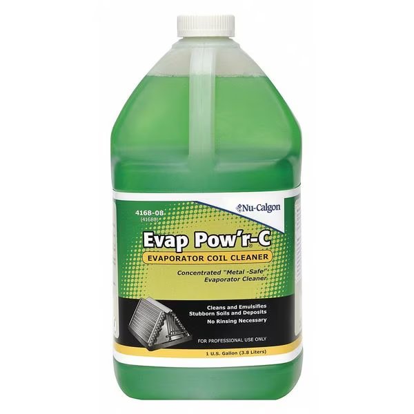 Evaporator Cleaner, Liquid, 1 gal, Green, Nu-Calgon, Mfr#: 4168-08