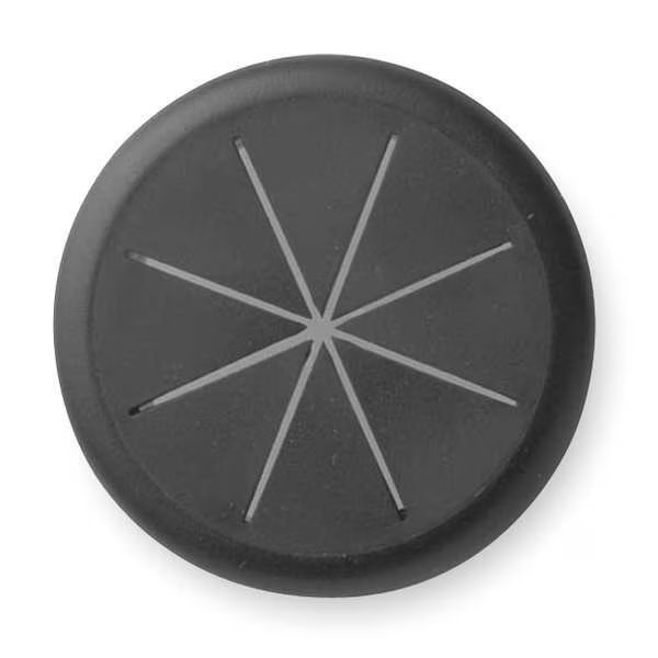 Flexible Grommet, Desk, 2-3/8 In Dia, Blk, Master Caster, Mfr#: 00209