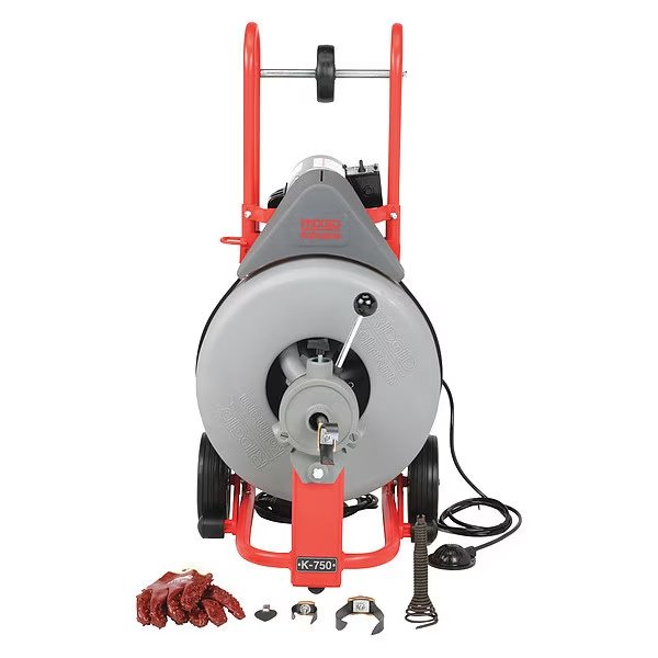 Drain Cleaning Machine, 3/4x100, Ridgid, Mfr#: K-750