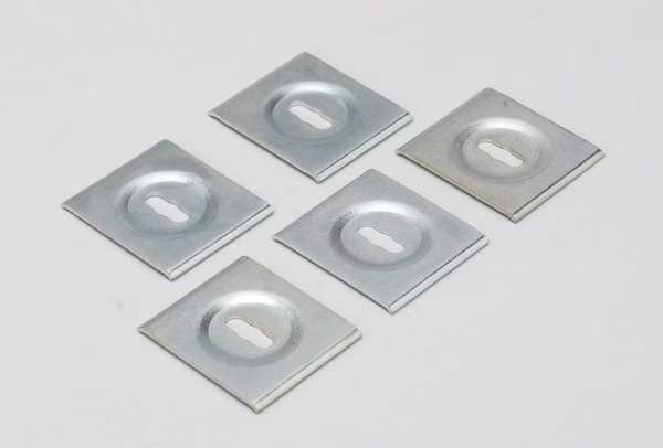 Washer, Square Splice, Electro Zinc, PK25, Cablofil, Mfr#: CE40EZ