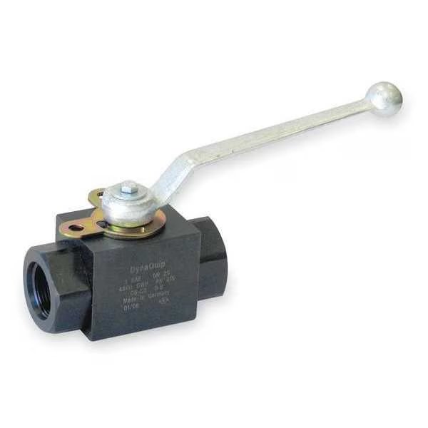 3/4" FNPT Carbon Steel Ball Valve Inline, Dynaquip Controls, Mfr#: VAE2.A00P 3/4