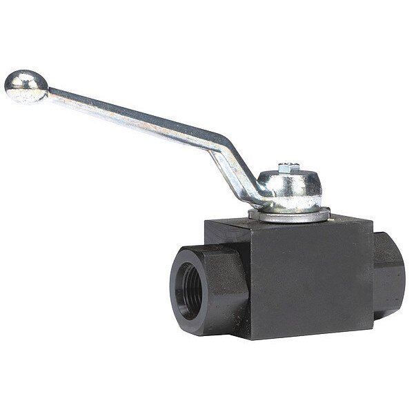 1/2" SAE Carbon Steel Ball Valve Inline, Dynaquip Controls, Mfr#: VAE2.N0 1/2