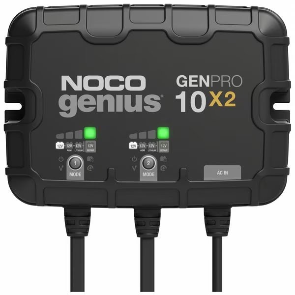 Battery Charger, 20 A Input, 6 ft L Cable, Noco, Mfr#: GENPRO10X2