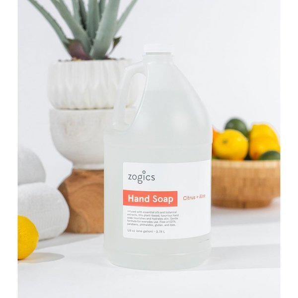Hand Soap, Citrus and Aloe, 1 gallon, Zogics, Mfr#: HSCA128-Single