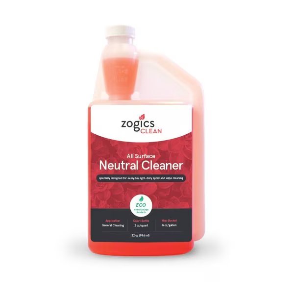 All Surface Neutral Cleaner, 32 oz, Zogics, Mfr#: CLNNEC32CN