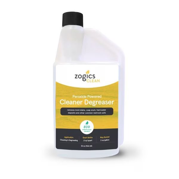 Degreaser Cleaner, 32 oz Scent-Free, Zogics, Mfr#: CLNCLD32CN