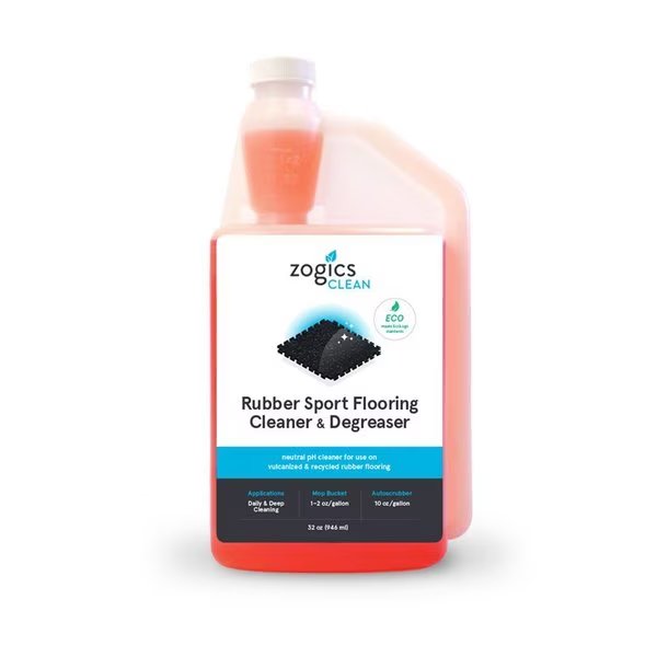 Rubber Flooring Cleaner for Gyms, 32 oz, Zogics, Mfr#: CLNRFC32CN