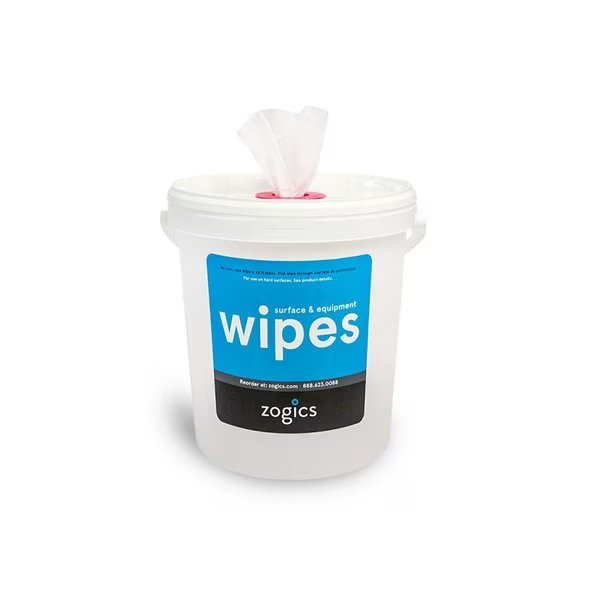 Wipes Bucket Dispenser, Z700-Bucket Plain Bucket, Not Printed, Dispenser and Antibacterial Wipes, 4PK, Zogics, Mfr#: Z700-Bucket-Z800-4