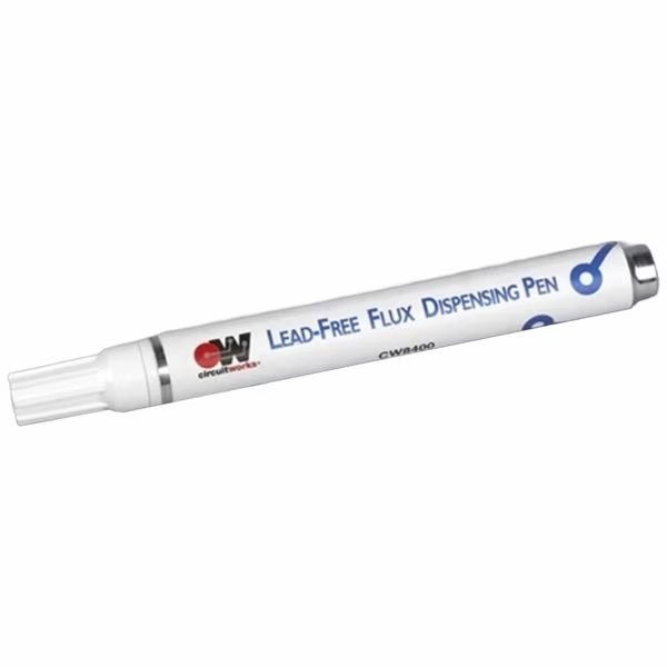 Pen Dispenser, 5-1/2In., Sliver, Flux, Chemtronics, Mfr#: CW8400