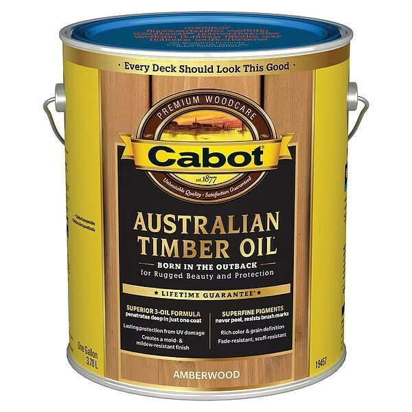 Stain, Amberwood, Toned Flat, 1gal, Cabot, Mfr#: 140.0019457.007