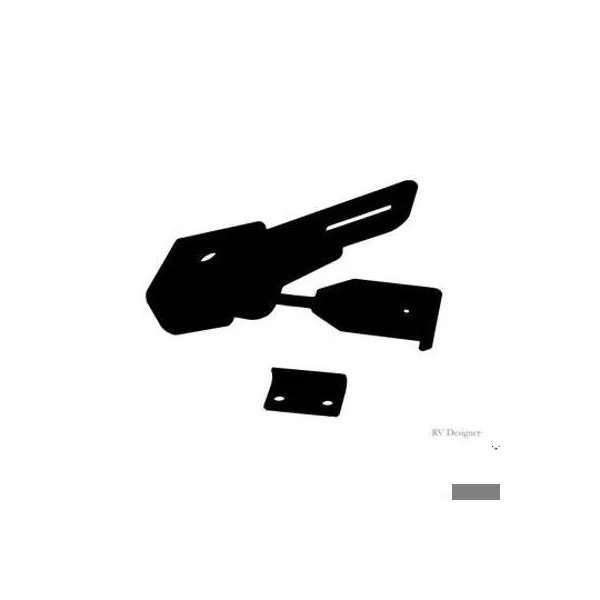BLACK FOLDING CAMPER LATCH, Rv Designer, Mfr#: E314