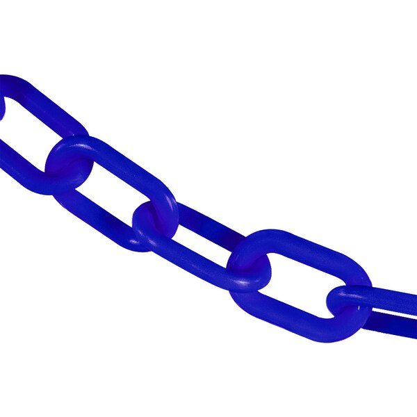 2-in HD x 100-ft Traffic Blue Plastic Barrier Chain, Mr. Chain, Mfr#: 51026-100
