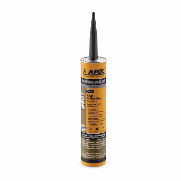 Super Flash Gloss Black Elastomeric Flashing Cement 10 oz, Black Jack, Mfr#: 1010-9-66