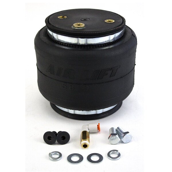 Single Bellows With Internal Jounce Bumper, 7.1 Inch Extended Height, 2.7 Inch Compressed Height, Air Lift, Mfr#: 84264