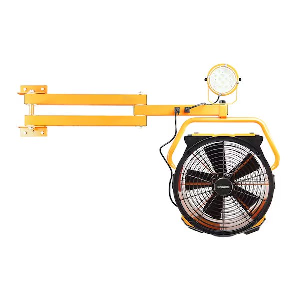 3600 CFM 5 Speed 18in Warehouse, Dock, Trailer Cooling Fan with Built-in 3-Hour Timer