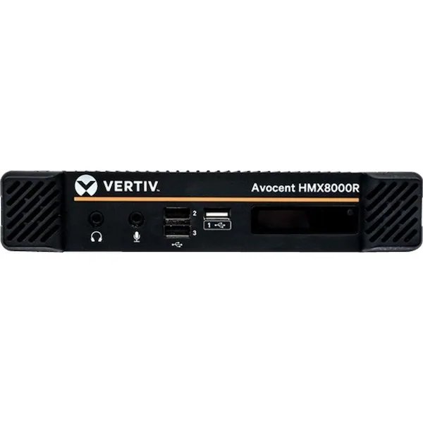 Vertiv Avocent Hmx8100R - Ip Kvm Receiver; 4K Video 10 Gbe ; 4 Usb2.0, Vertiv, Mfr#: HMX8000R-400