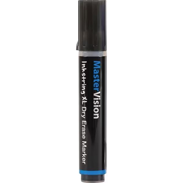 Inkstring Markers, Box Of 12, Black, Mastervision, Mfr#: PE4301