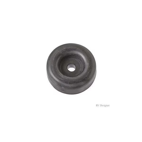 BLACK (ROUND) RAMP DOOR BUMPER, Rv Designer, Mfr#: E203