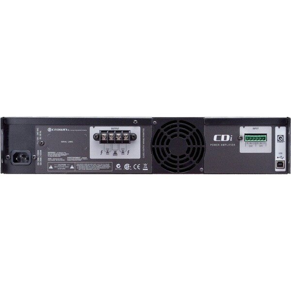 CROWN 2X500W PwrAmplifier, Harman Professional Solutions, Mfr#: NCDI1000