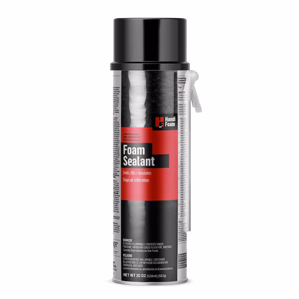 Spray Foam Sealant, 20 oz, Cream, Handi-Foam, Mfr#: P30101