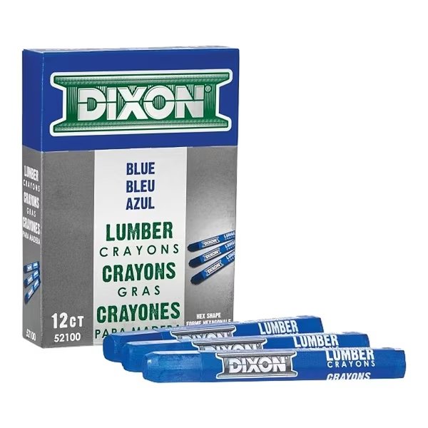 CRAYON LUMBER EXTRUDED BLUE, Dixon Ticonderoga, Mfr#: 52100
