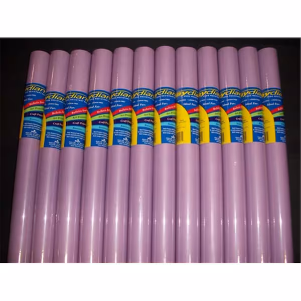 Fade Resistant Art Rolls Lilac 24 In. X 12 Ft. 12 Pack, 12PK, Riteco Raydiant, Mfr#: 80171