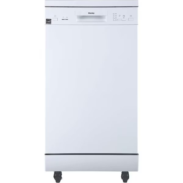 Danby Portable Dishwasher, 8 Place Settings, 115V, White, Danby Products, Mfr#: DDW1805EWP