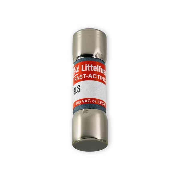 Midget Fuse, BLS Series, Fast-Acting, 3A, 600V AC, Non-Indicating, 10kA at 600V AC, Littelfuse, Mfr#: BLS003