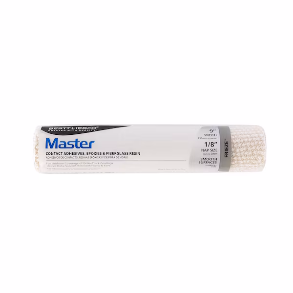 Frieze Woven Nylon Loop 9 in. W X 1/8 in. Adhesive Applicator Paint Roller Cover, Bestt Liebco, Mfr#: 508950900