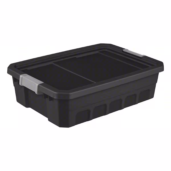 Storage Tote, 10 Gal Modular Stacker