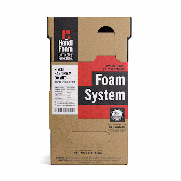 Insulation Spray Foam Sealant Kit, 4 lb, Two Cylinders, Cream, 2 Component, Handi-Foam, Mfr#: P12625G