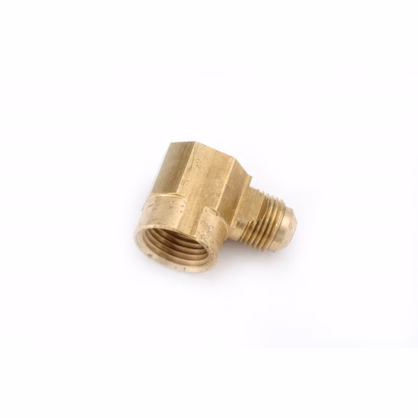 38 Outside Diameter Tube 45 Degree SAE Flare x 12 Female Pipe Thread 90 Degree Elbow, Midland Industries, Mfr#: 704050-0608