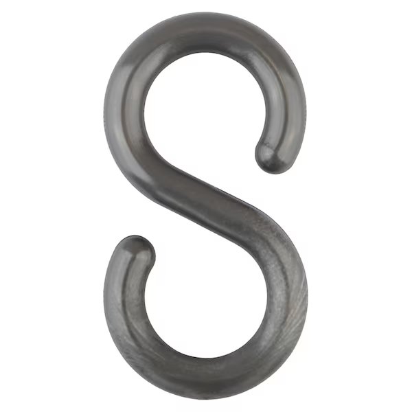 Slate Gray 1.5-in S-Hooks, 10PK, Mr. Chain, Mfr#: 30357-10