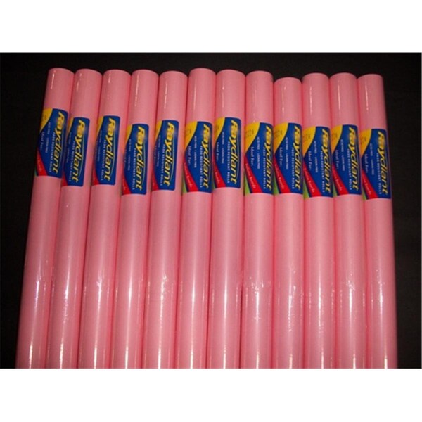 Fade Resistant Art Rolls Pink 18 In. X 50 Ft. 12 Pack, 12PK, Riteco Raydiant, Mfr#: 80045