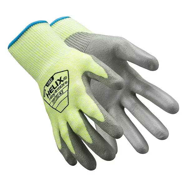 Knit Gloves, Cut Level A2 , Polyurethane , Textured , 2XS 1 PR