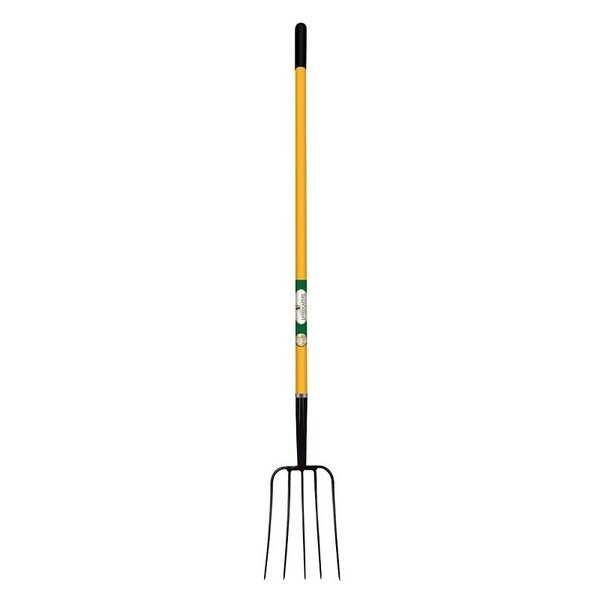Fork Manure Fiberglass 5 Tine, 54 in, Landscapers Select, Mfr#: BPJ-5F-OR