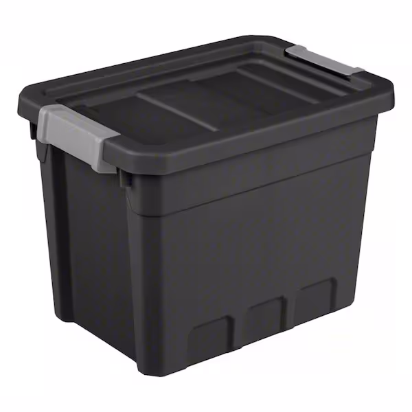 Storage Tote, 7.5 Gal Modular Stacker