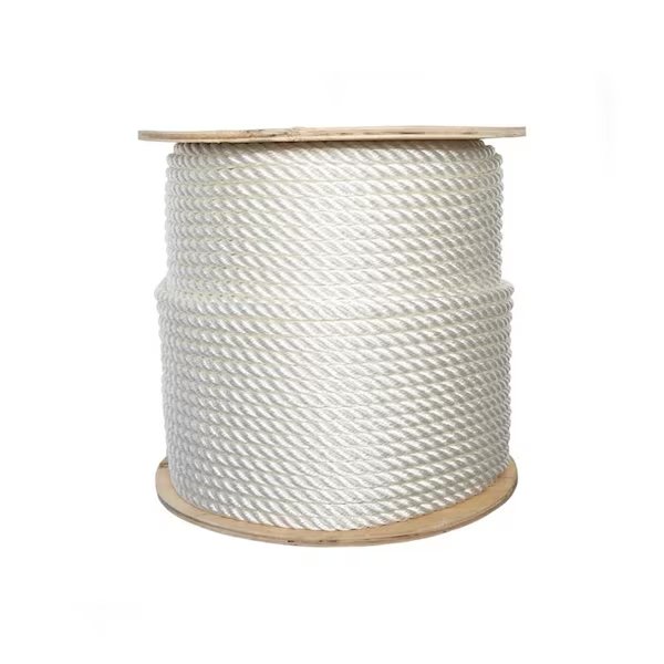 Twisted Nylon Plus Rope 3 Strand High Strength, 3/8" Dia, 600Ft L, General Work Products, Mfr#: N3/8