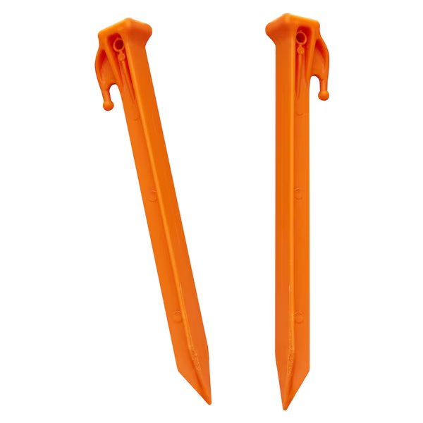9in Safety Orange Utility Stakes Pail, 50PK, Mr. Chain, Mfr#: 97812-P