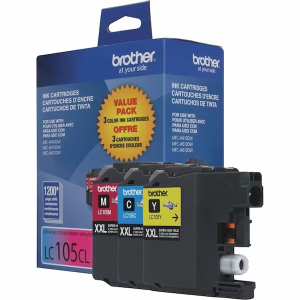 Super High Yield Cyan, Magenta & Yellow Ink Cartridge Combo Pack