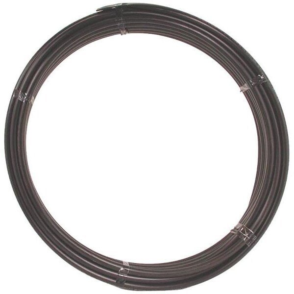 CRESLINE 18210 High-Density Pipe, 3/4 in, 125 psi, Black, Cresline, Mfr#: 18210