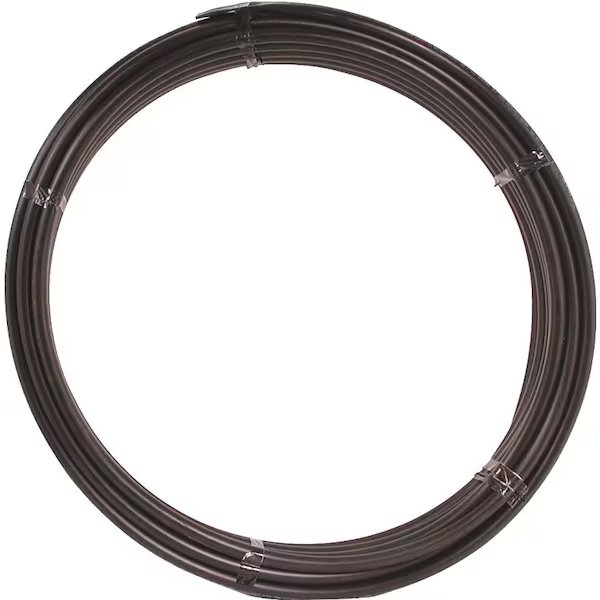 CRESLINE 18105 High-Density Pipe, 3/4 in, 160 psi, Black, Cresline, Mfr#: 18105