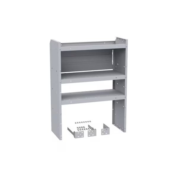 Adjustable, 32" Width x 43" Height x 14" Depth, Tapered End Panels, 3 Shelves, Kargomaster, Mfr#: 4832L