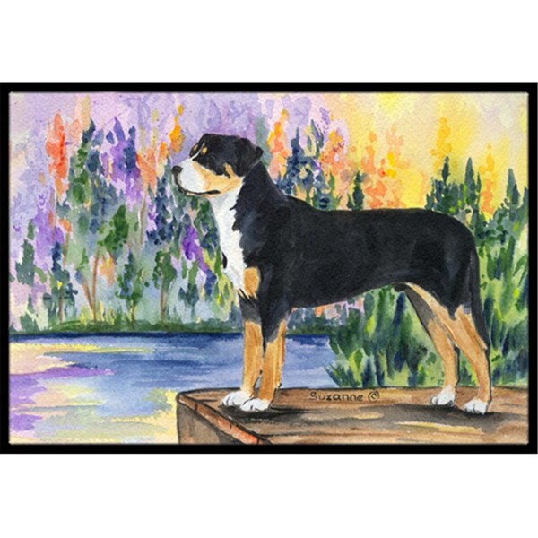 Greater Swiss Mountain Dog Indoor Or Outdoor Doormat - 24 x 36 in., Beyondbasketball, Mfr#: BE2552304