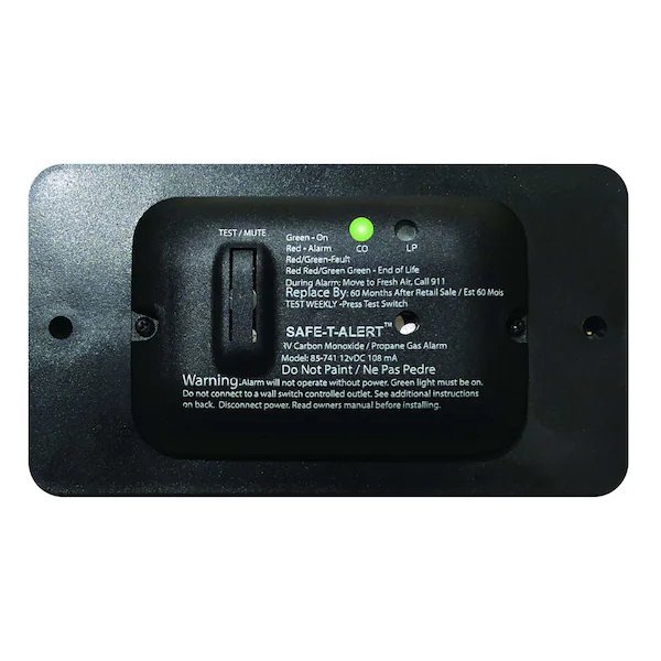 Universal Fit Detects Both Carbon Monoxide Propane Gas Alerts To Leak With Beeping, Mti Industry, Mfr#: 85-741-BL-TR
